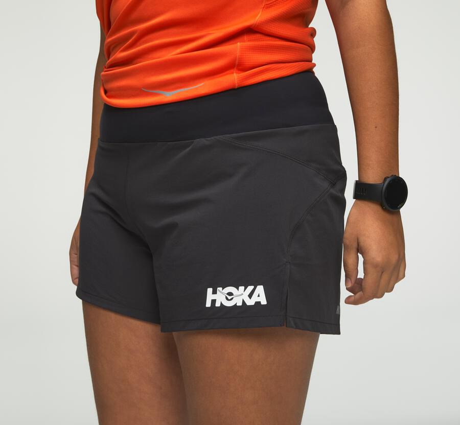 Hoka One One Shorts Dame - Performance - Sort - 731209ETG